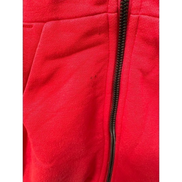 Adidas Women's Raspberry Pink Cotton Blend Logo Zip Up Hoodie XS - Picture 7 of 10